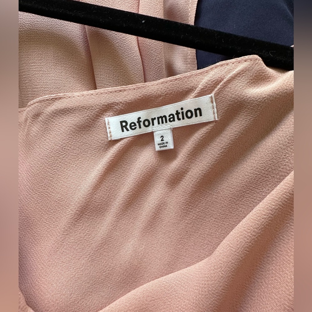 Reformation Blush Evelyn Dress - Picture 5 of 7